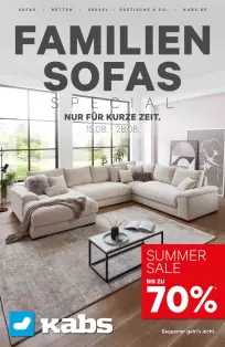Wochenspecial - Familiensofas