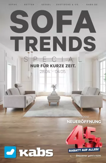 Wochenspecial - Sofatrends