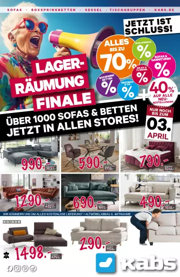 Grosse Lagerräumung