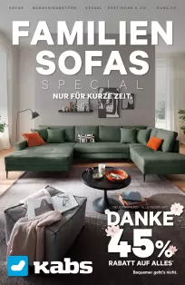 Wochenspecial - Familiensofas