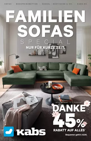 Wochenspecial - Familiensofas