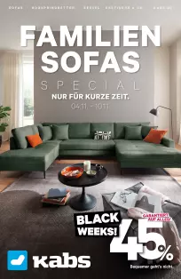 Wochenspecial - Familiensofas