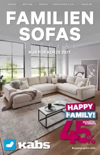 Wochenspecial - Familiensofas