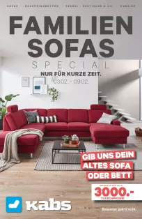 Wochenspecial - Familiensofas