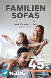 Wochenspecial - Familiensofas