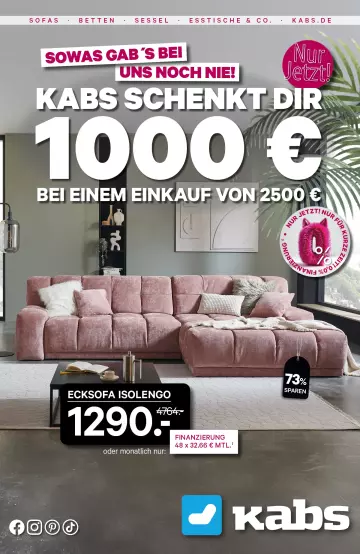 1000 € geschenkt