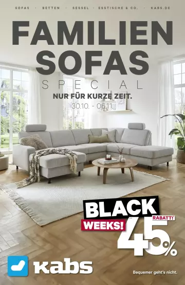 Wochenspecial - Familiensofas