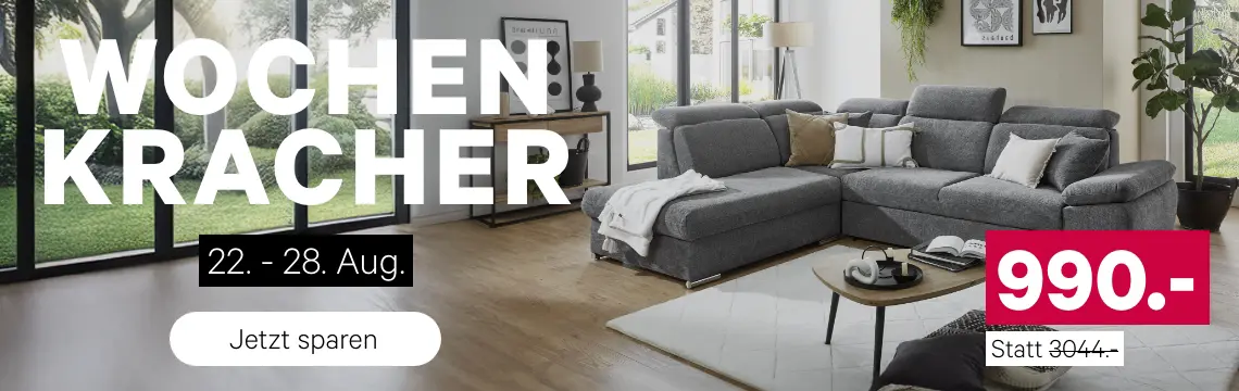 Wochen Kracher - Ecksofa Mason III