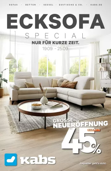 Wochenspecial - Ecksofas
